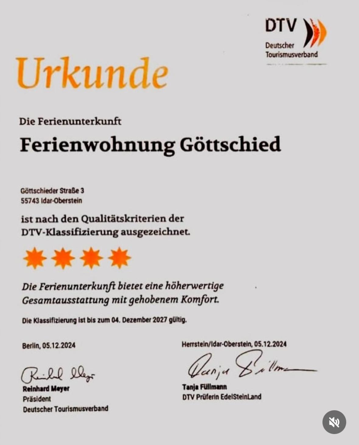 Ferienwohnung „Goettschied“ Idar-Oberstein Exteriér fotografie